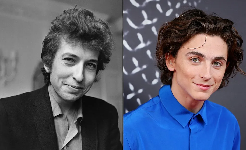 Bob Dylan e Timothée Chalamet |