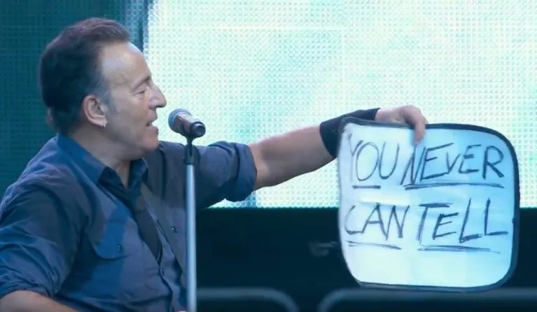 O improviso de Bruce Springsteen