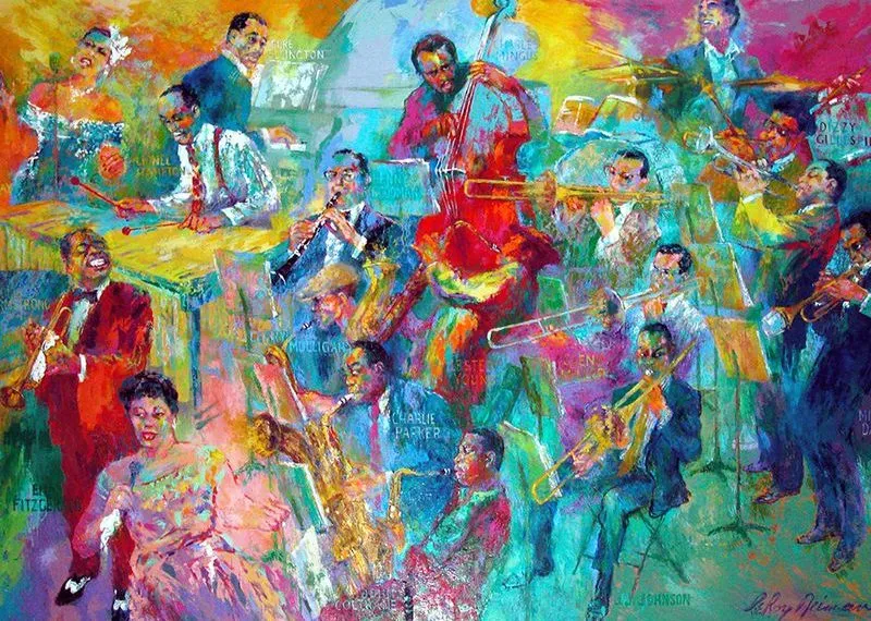 Ilustração do artista: LeRoy Neiman
